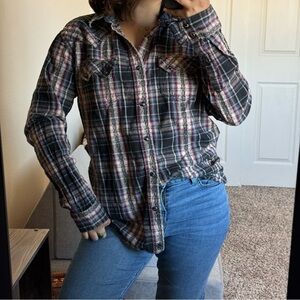 🐞3/$30 item! AUTHENTIC WESTERN Flannel